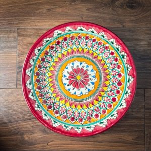 Uzbek Plate (Lyagan) “Mekhrob” 28 cm