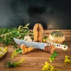 Uzbek Pchak Knife 27 cm with Eco-Leather Sheath – Handmade Traditional Chef Knife