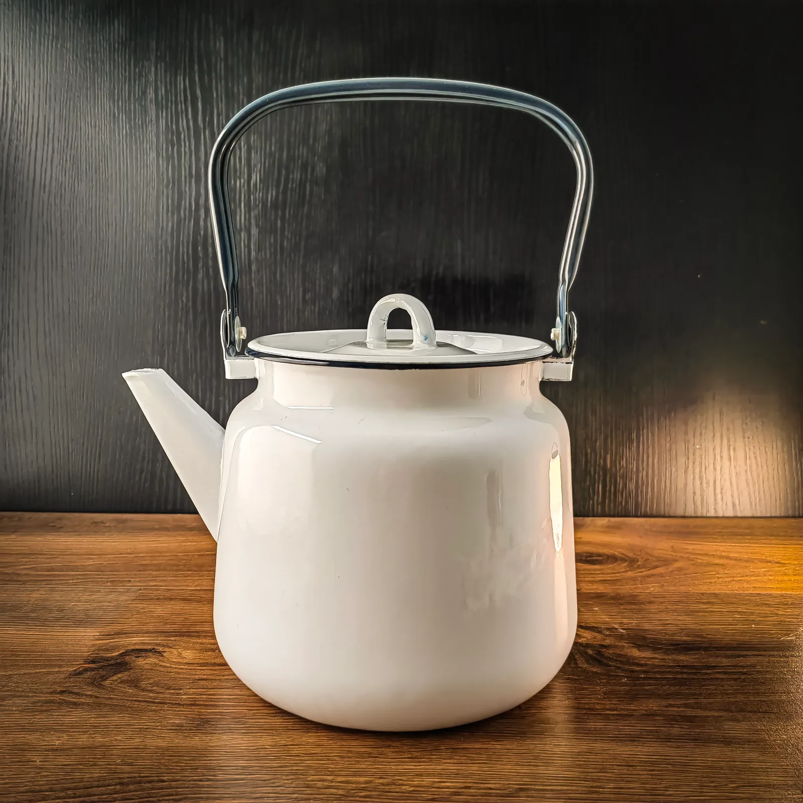 Enamel Kettle 3.5L — pattern-1
