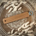 Bottle Opener with Wooden Handle 255x48x15mm · Grillnurk