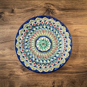 Uzbek Plate (Lyagan) “Mekhrob” 25 cm