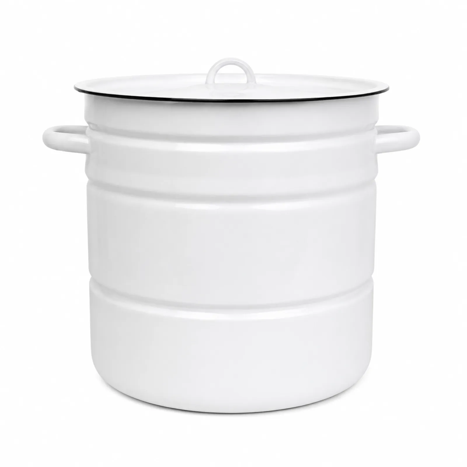16 l enamel pot with lid for cooking