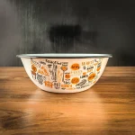 Enamel Bowl 1.5L — pattern-4