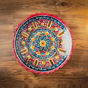 Uzbek Fruit Plate Kora-Kalam 32 Cm