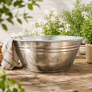 Galvanized Basin 12 L