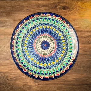 Uzbek Plate (Lyagan) “Mehrob” 38 cm