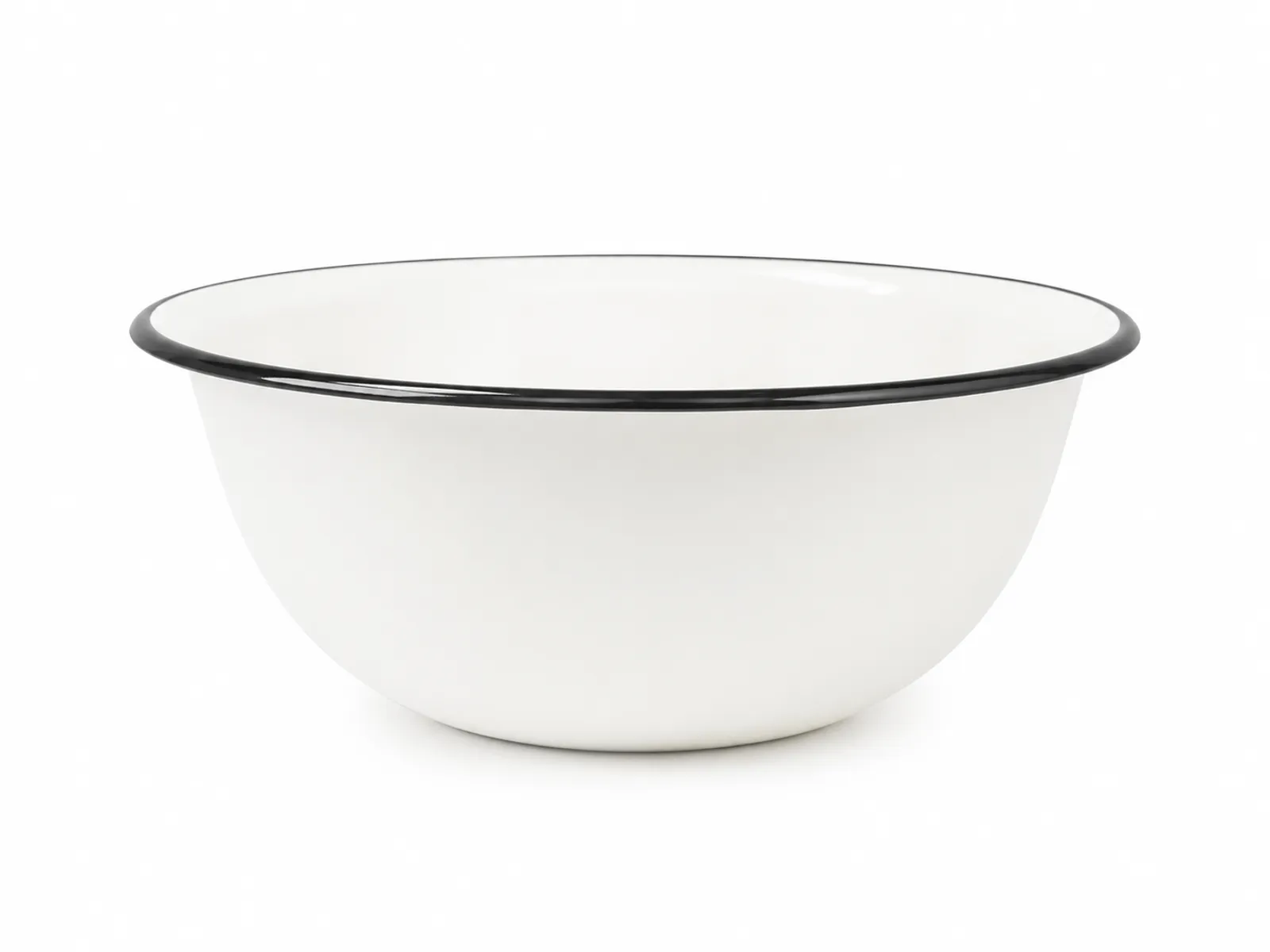 1.5 litre enamel bowl white kitchen cookware