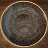Uzbek Plate (Lyagan) “Brown Pencil” 42 Cm