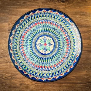 Uzbek Plate (Lyagan) “Mehrob” 38 cm