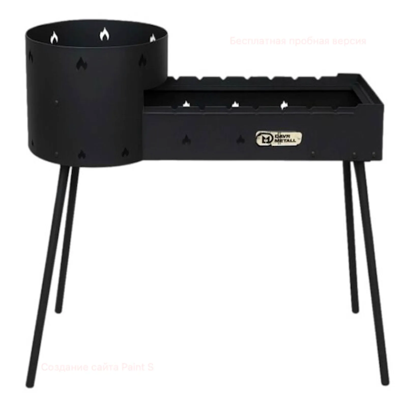 Grill with Stove12l 8 skewers