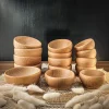 Set of 3 Wooden Bowls