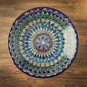 Uzbek Plate (Lyagan) “Mekhrob” 34 cm