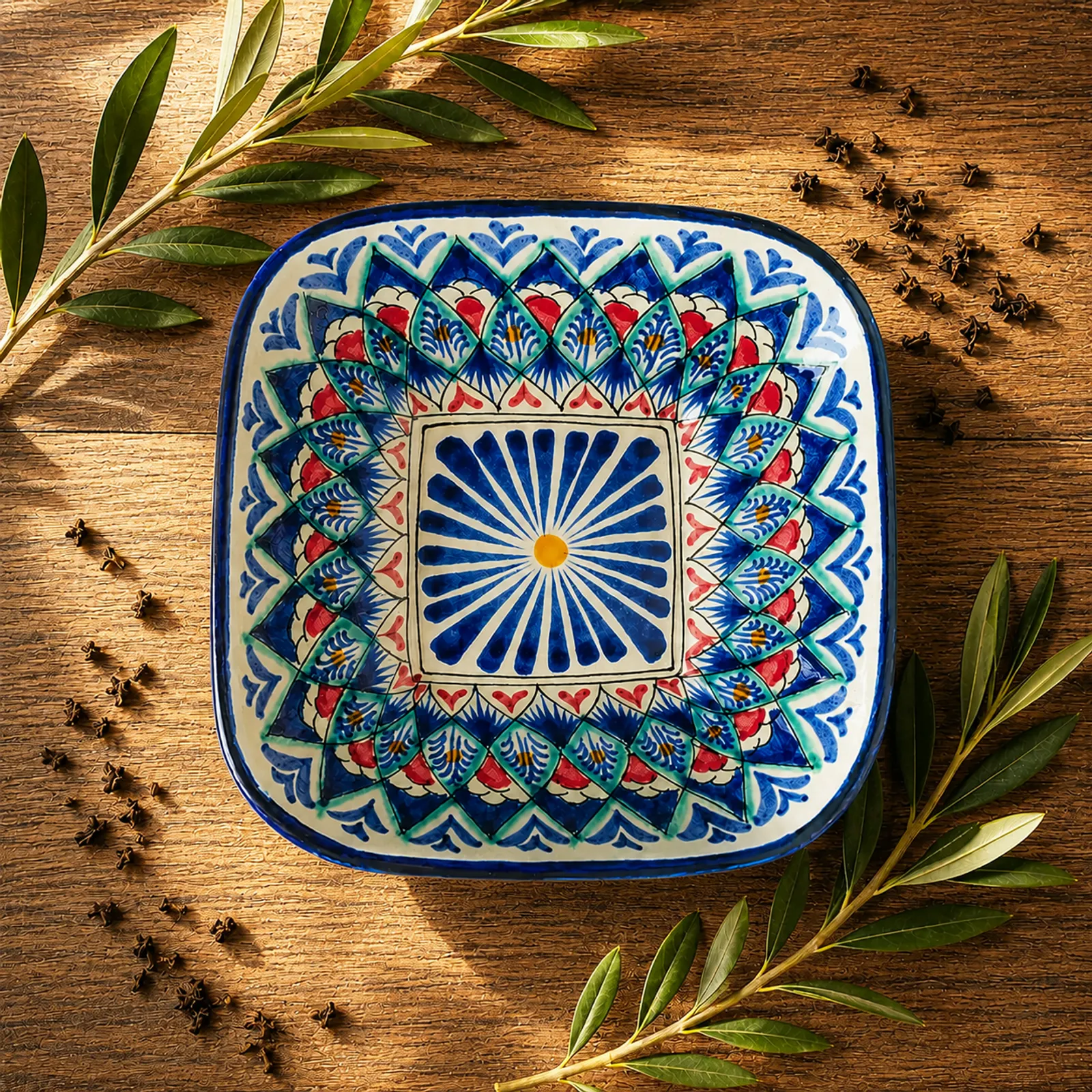 Uzbek Bowl 13.5 cm · Grillnurk handmade ceramic piala