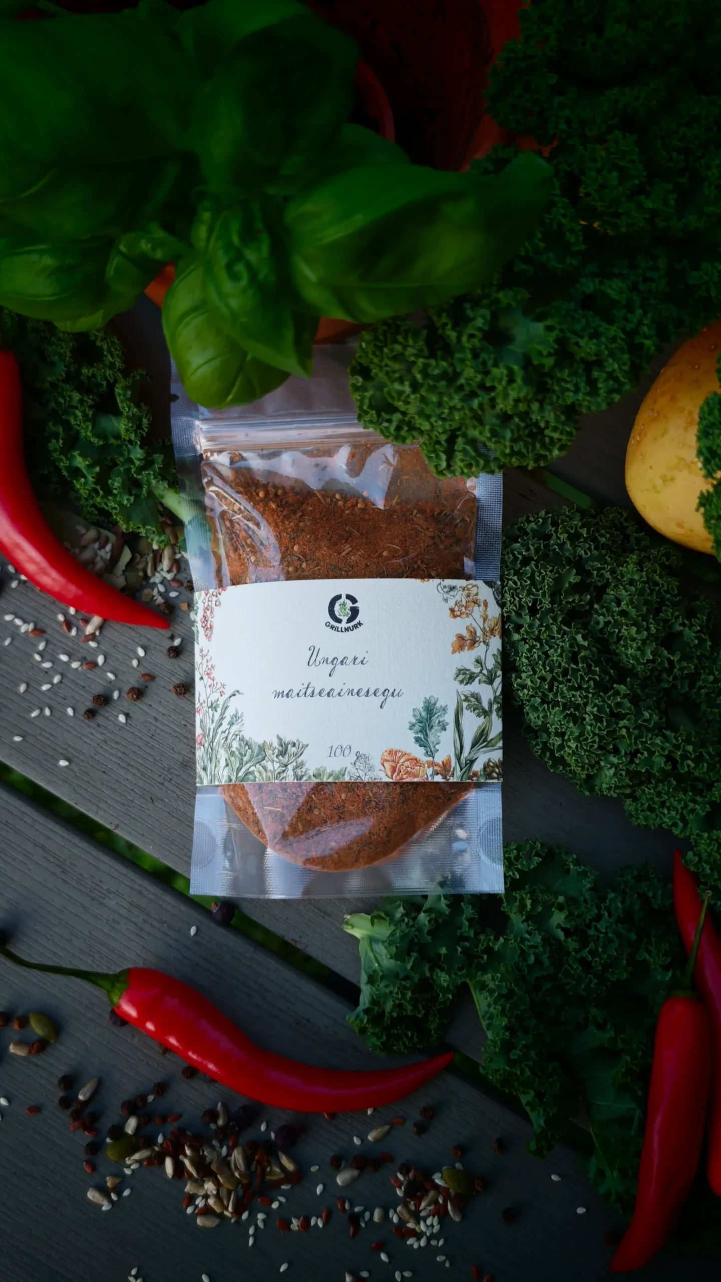 Hungarian seasoning blend with paprika 100g jar