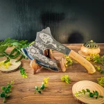 Топор викингов Islom с гравировкой льва и орнамента