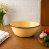 Эмалированная миска 3,5 L желтая