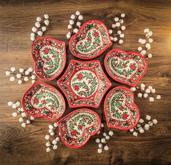 Set Of Uzbek Bowls 7 Pcs - Image 2