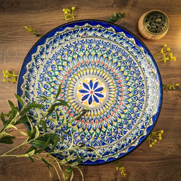 Uzbek plate (Lyagan) "Mehrob" 45 cm