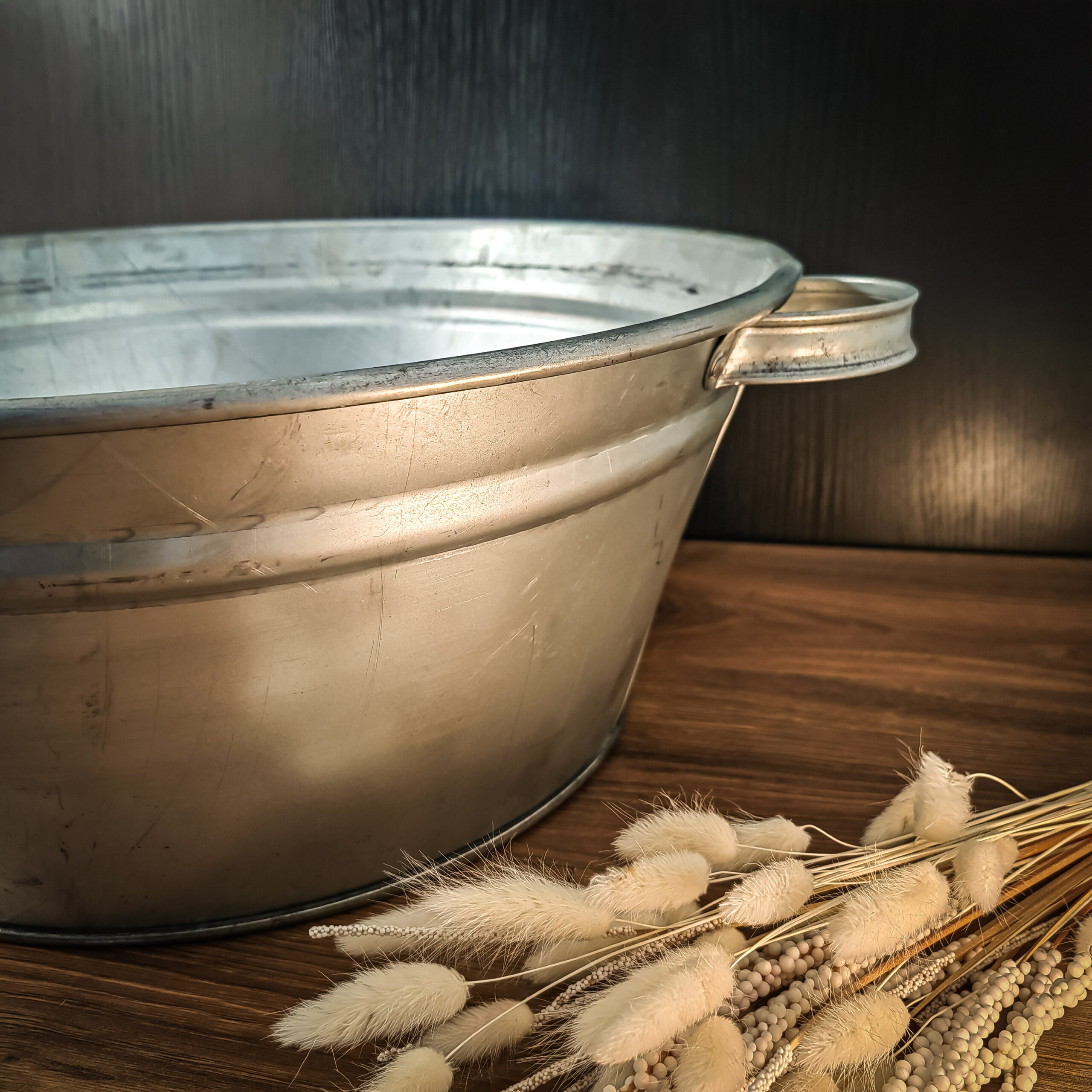 Galvanized Basin 20L 2 Galvanized Basin 20L - Image 2