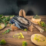 Узбекский Нож-Топорик Пчак С Деревянной Рукояткой, 30 См