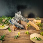 Узбекский Нож-Топорик Пчак «Ислом» С Деревянной Рукояткой, 30 См