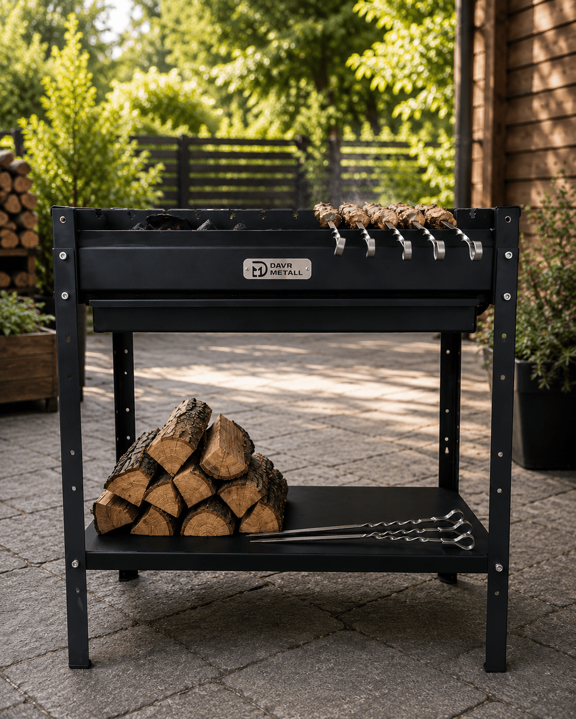 Мангал Davr Optima 80,5 × 36 × 81,5 см 2 Мангал Davr Optima 80,5 × 36 × 81,5 См — Изображение 2