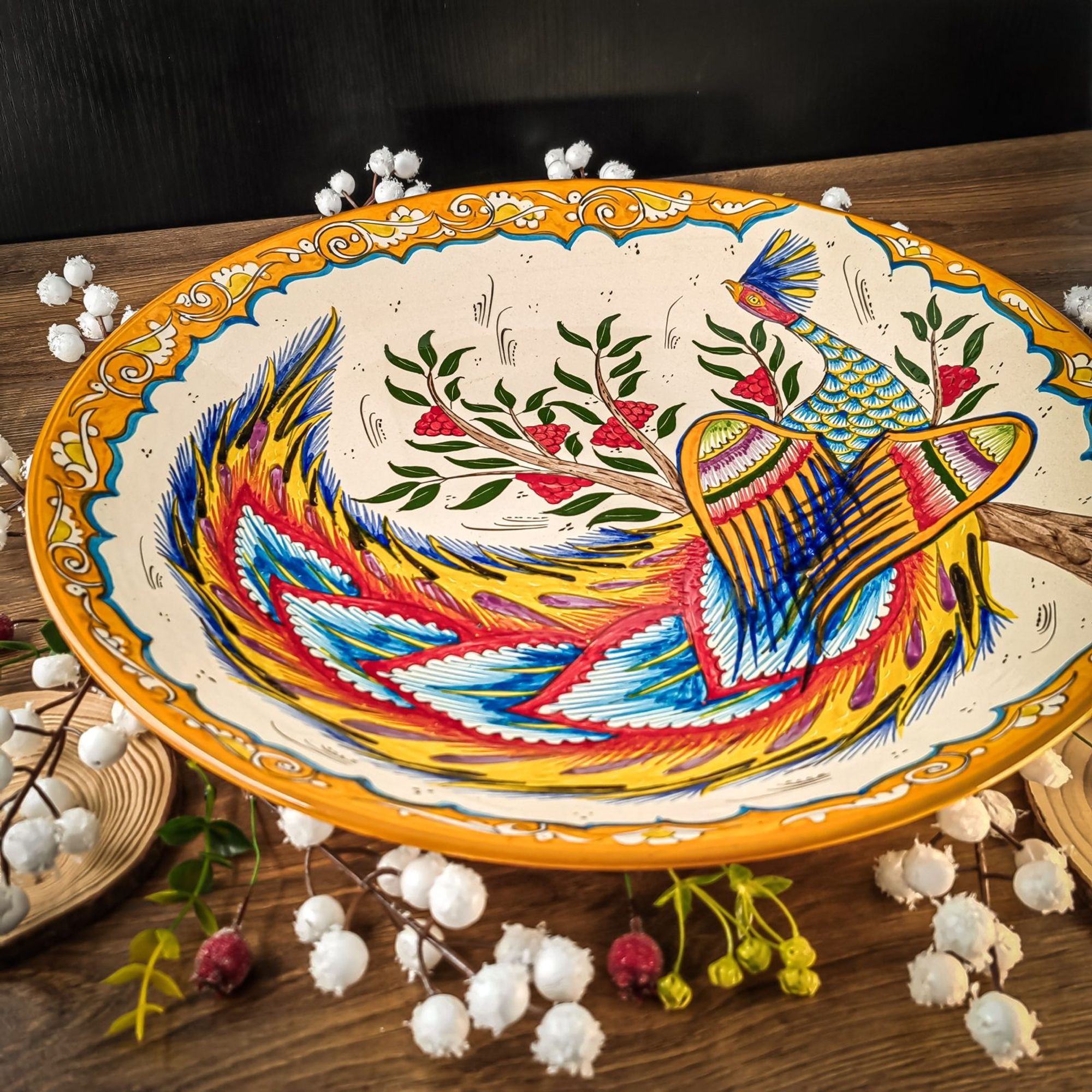 Usbeki praetaldrik (ljagan) “Tulilind” 42 cm - Pilt 5