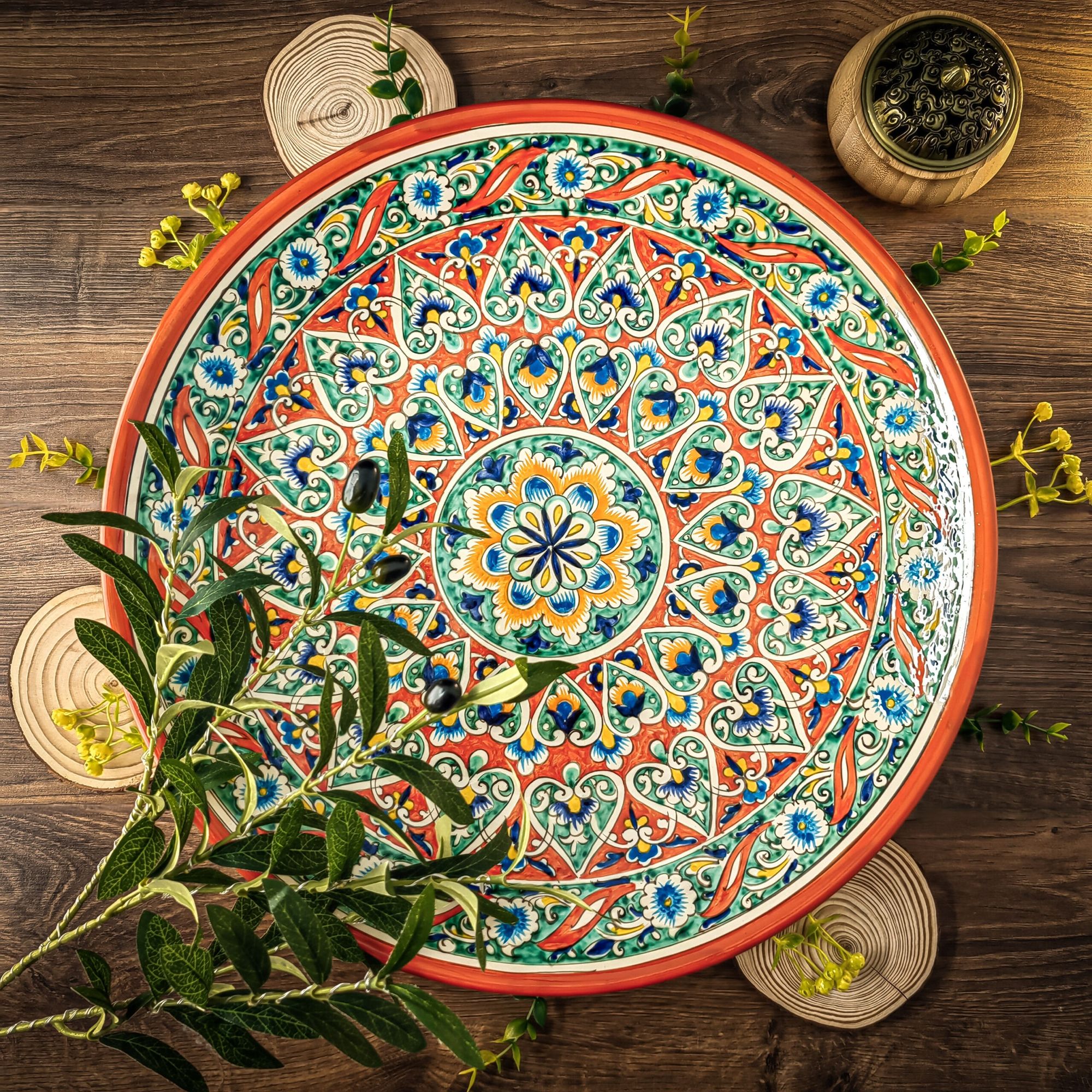 Usbeki praetaldrik (ljagan) "Kora-Kalam" 42 cm