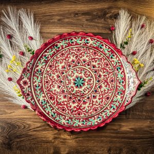 Usbeki praetaldrik Ljagan sakilise servaga “Kora-kalam” 42 cm