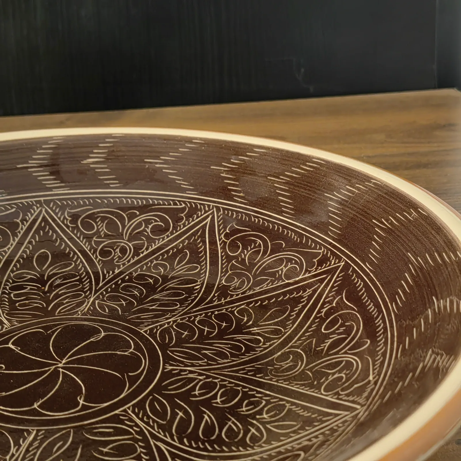 Usbeki praetaldrik (ljagan) “Pruun pliiats” 34 cm - Pilt 2