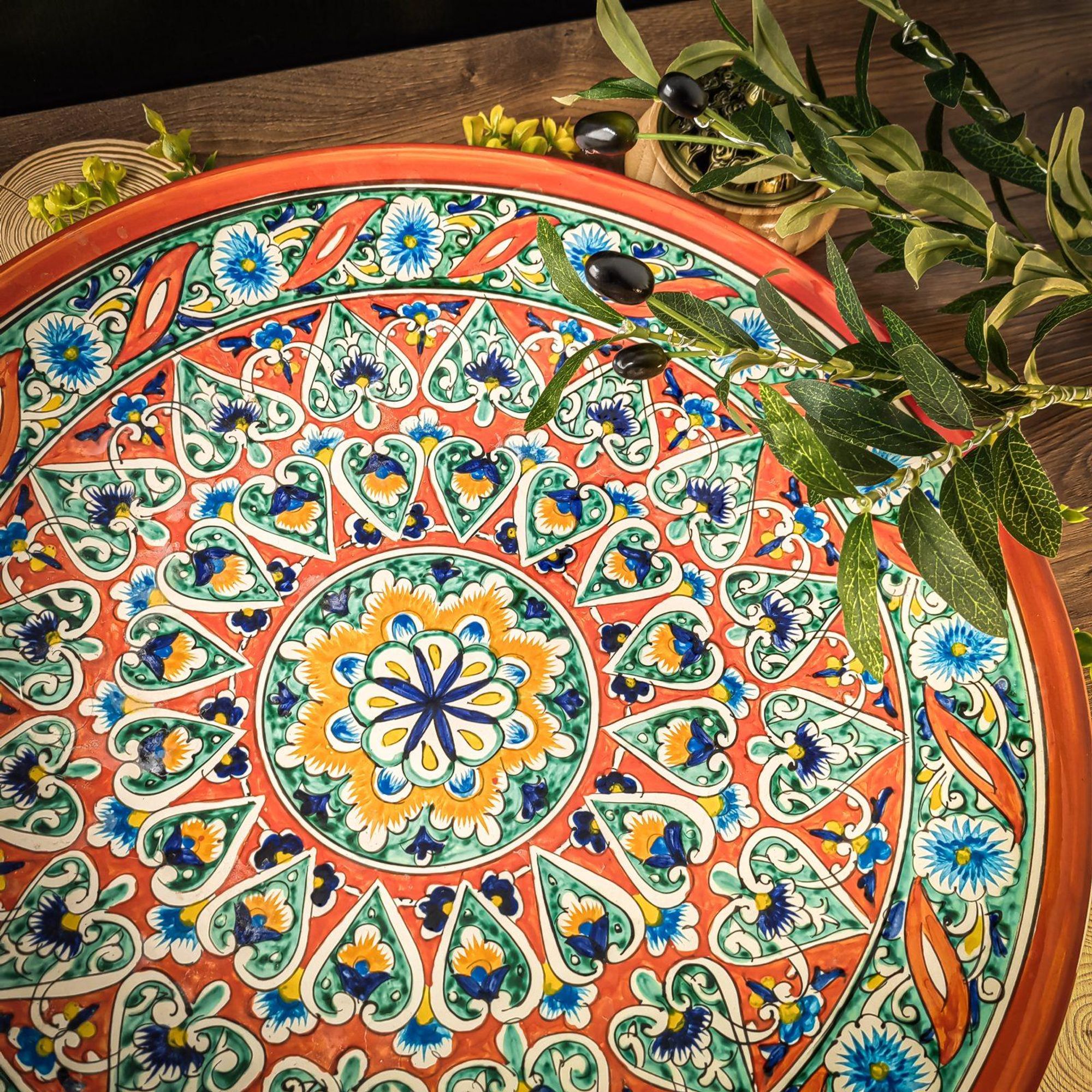 Usbeki praetaldrik (ljagan) “Kora-Kalam” 42 cm - Pilt 3
