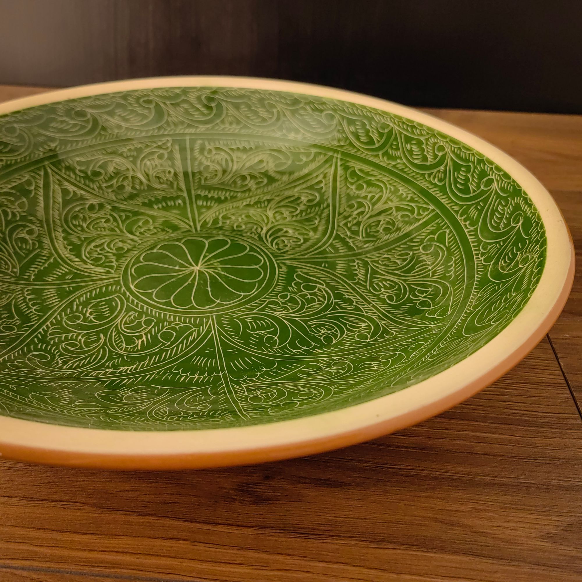 Usbeki praetaldrik (ljagan) “Roheline pliiats” 34 cm - Pilt 3