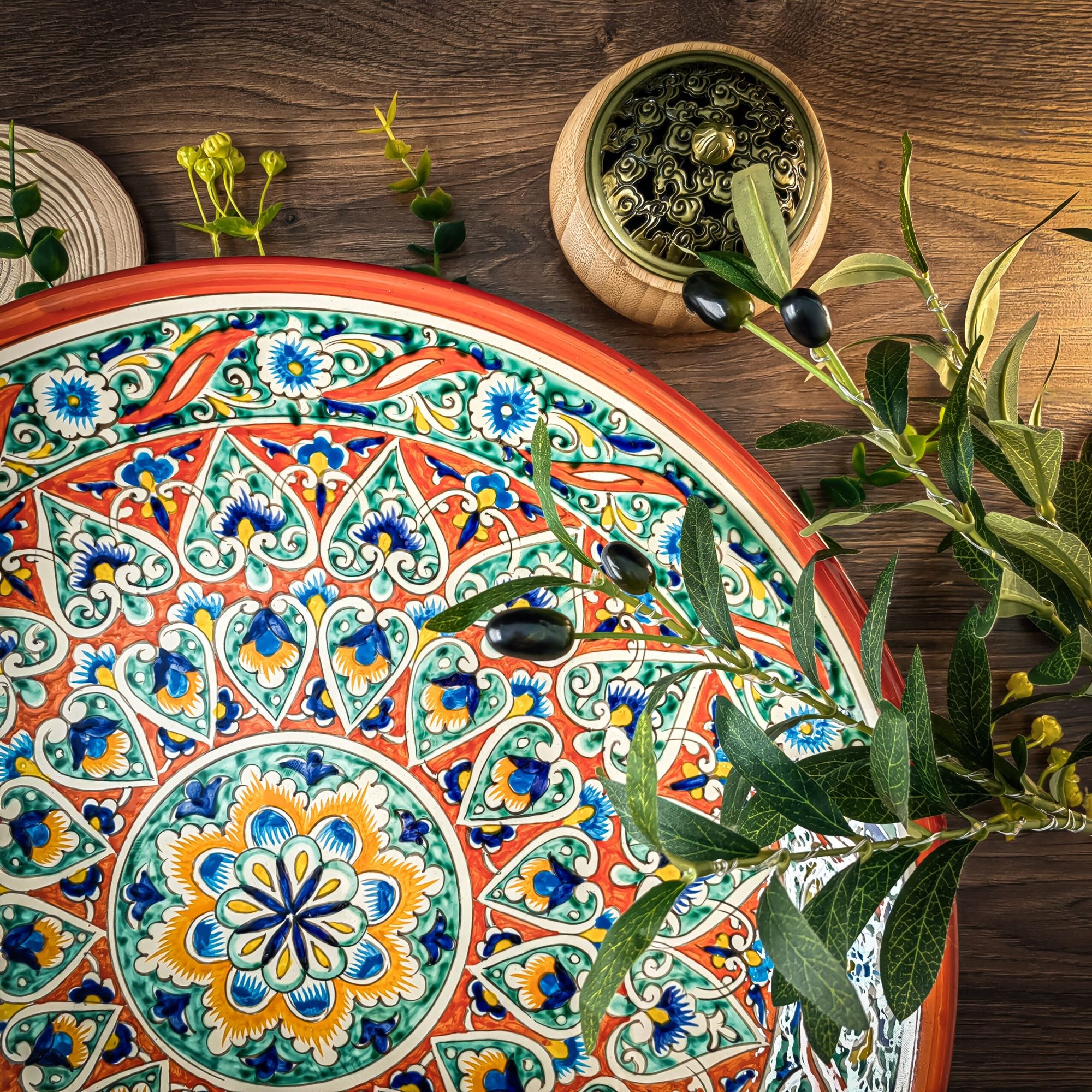 Usbeki praetaldrik (ljagan) "Kora-Kalam" 42 cm - Pilt 2