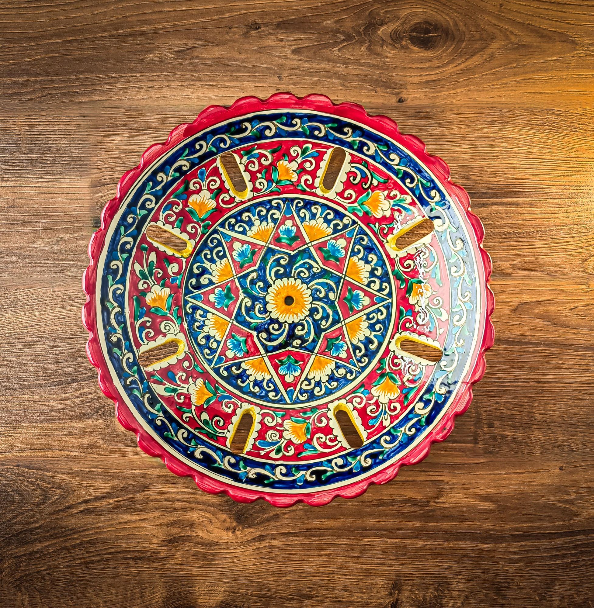 Usbeki puuviljataldrik Kora-Kalam 32 cm