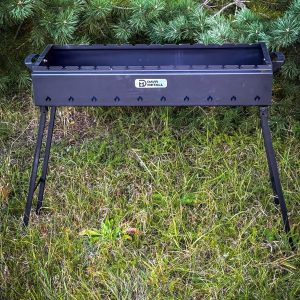 Kokkupandavate jalgadega grill 33×60 cm (2 mm), DAVR METAL