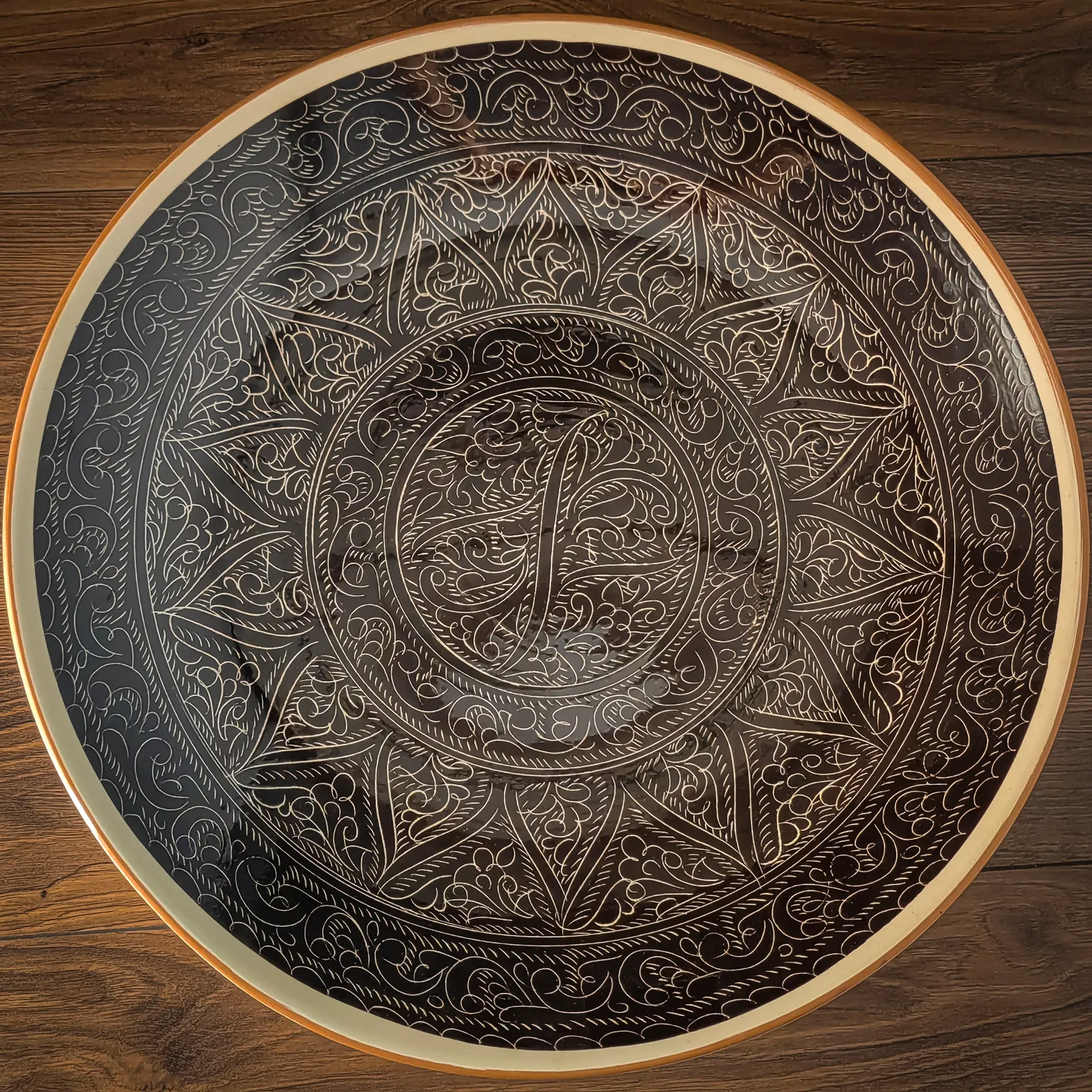 Usbeki praetaldrik (ljagan) “Pruun pliiats” 42 cm