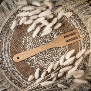 Puidust grillkahvel 28cm