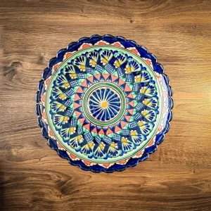 Usbeki praetaldrik Ljagan sakilise servaga Mehrob 30 cm