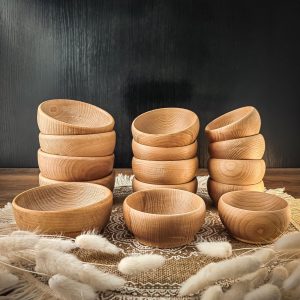 Puidust kausside komplekt 3 tk