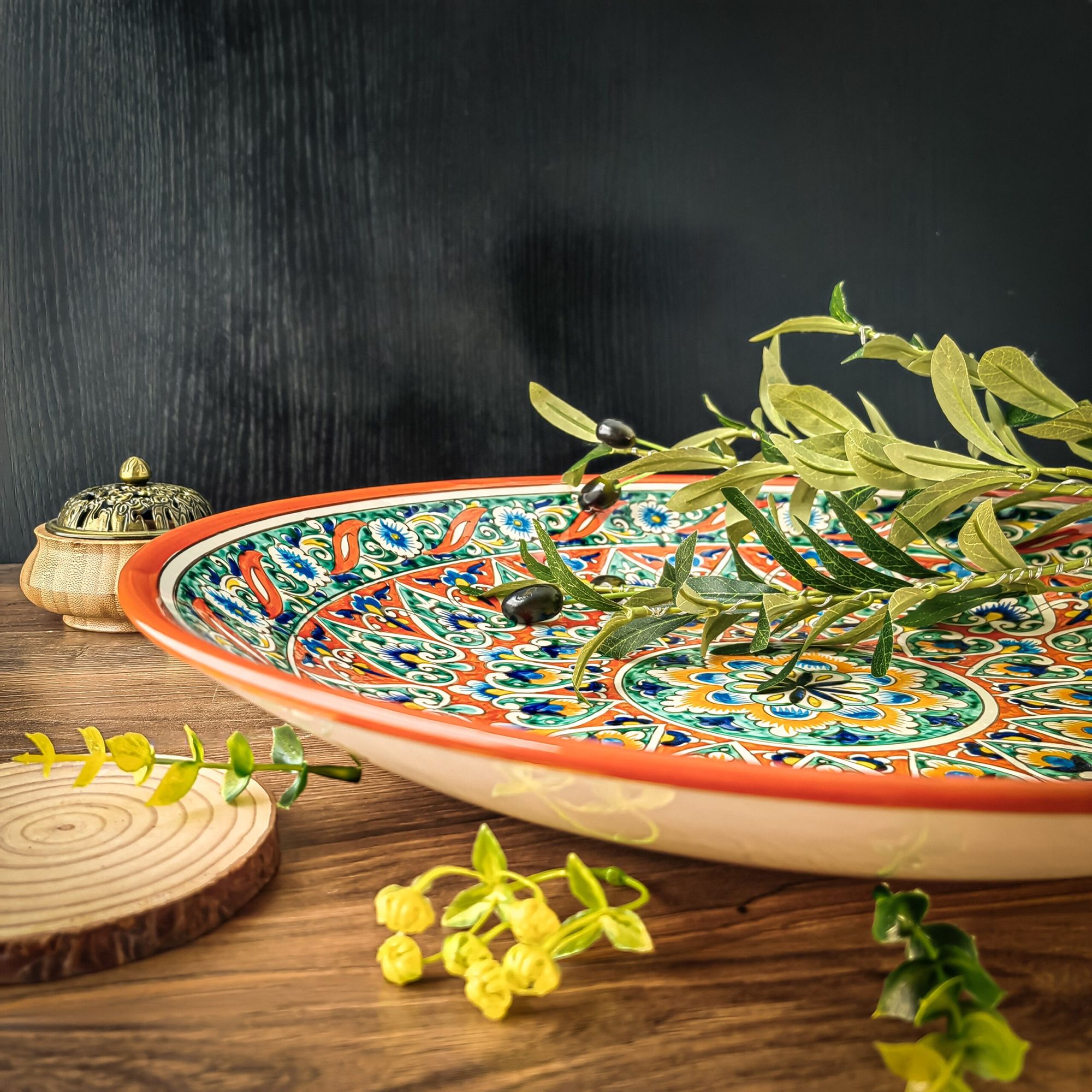 Usbeki praetaldrik (ljagan) "Kora-Kalam" 42 cm - Pilt 3