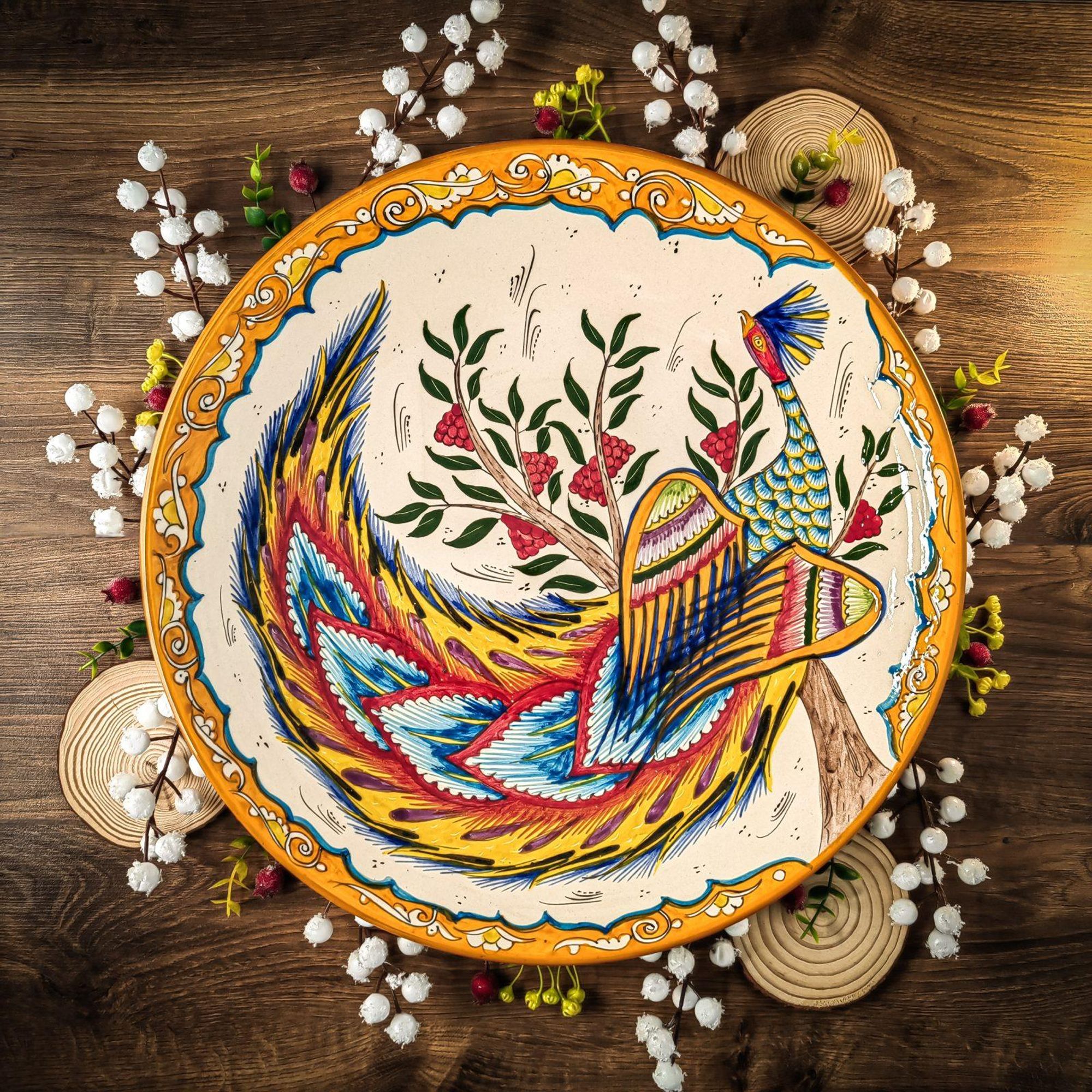 Usbeki praetaldrik (ljagan) “Tulilind” 42 cm