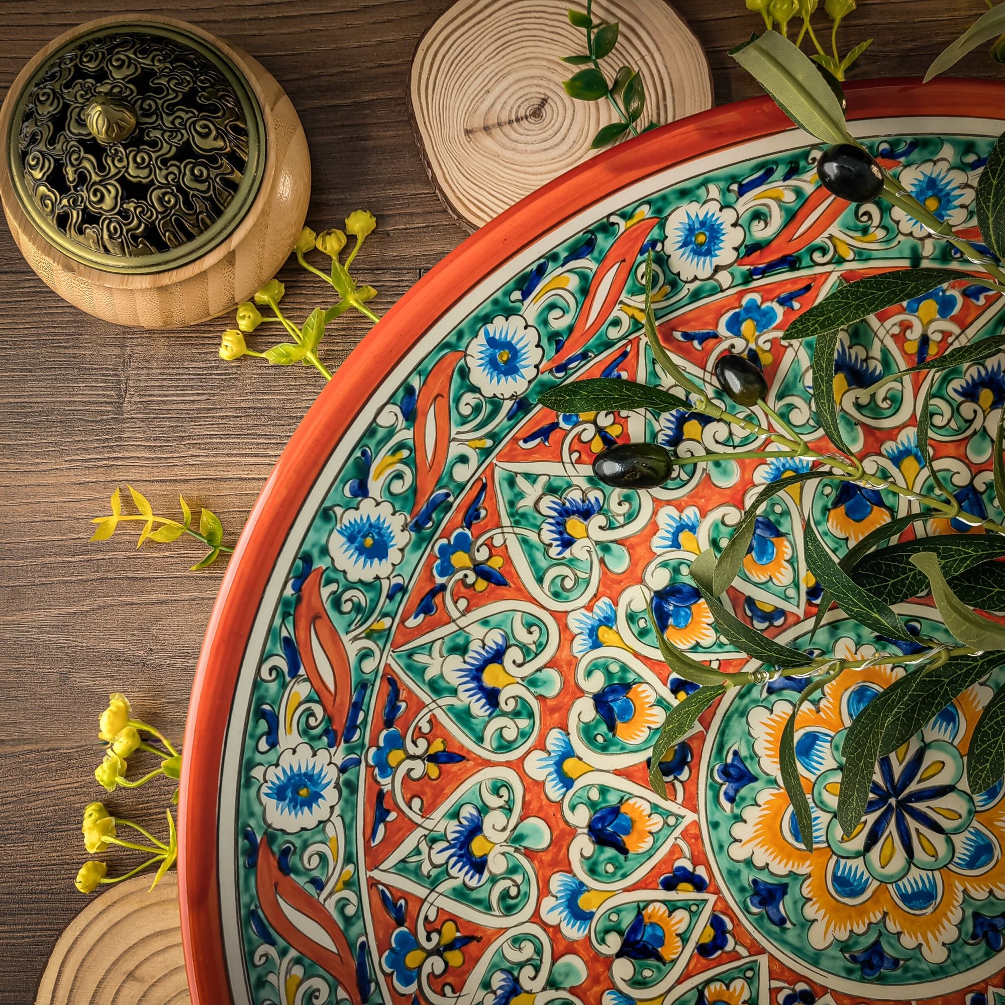 Usbeki praetaldrik (ljagan) "Kora-Kalam" 42 cm - Pilt 4