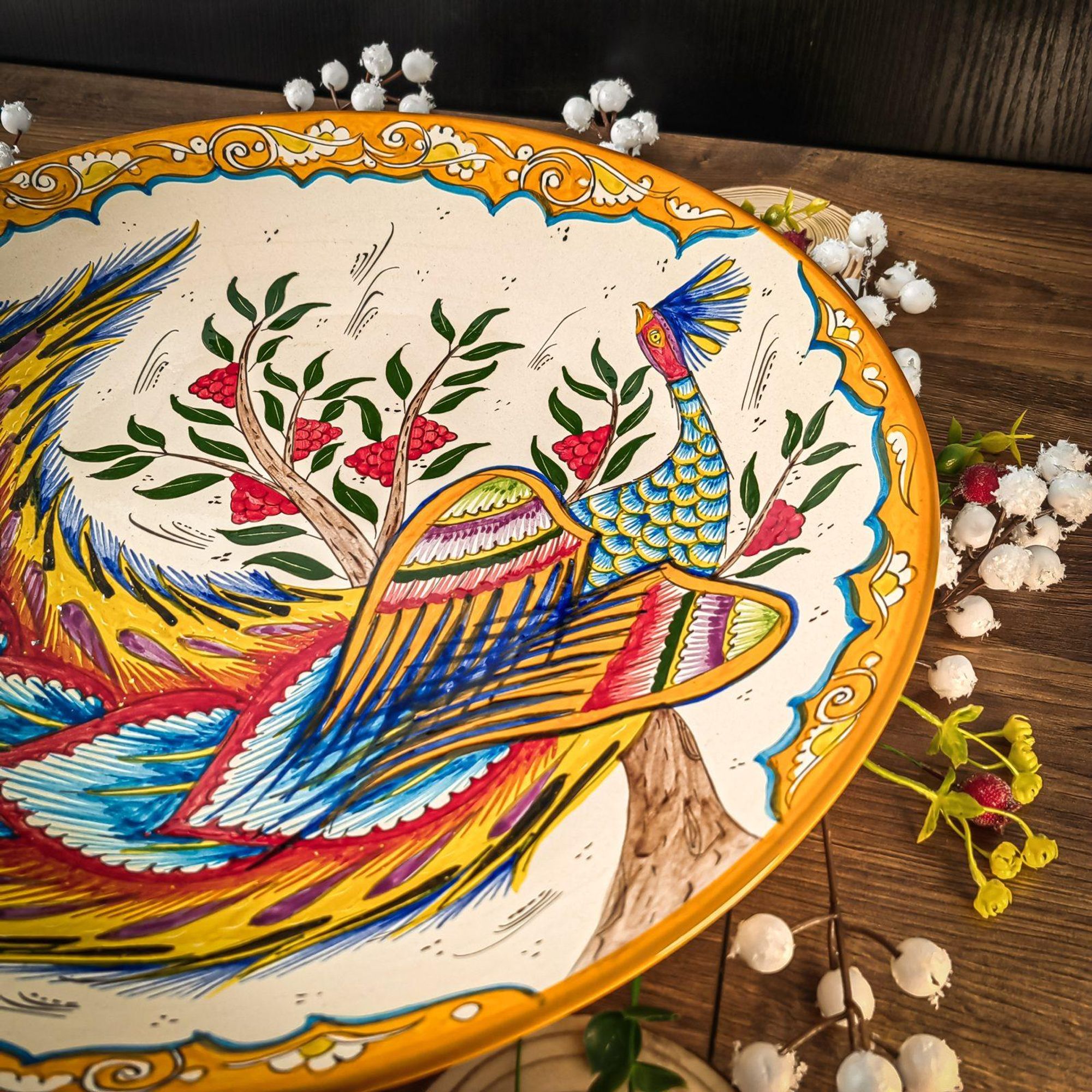 Usbeki praetaldrik (ljagan) “Tulilind” 42 cm - Pilt 3