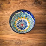 Usbeki kauss 15 cm traditsiooniline ornamentidega keraamiline nõu