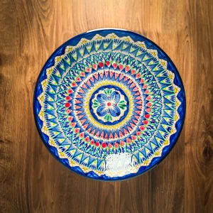 Usbeki praetaldrik Ljagan Mehrob 34 cm keraamiline vaagen