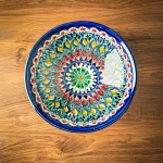 Usbeki kauss 26 cm erksa traditsioonilise mustriga