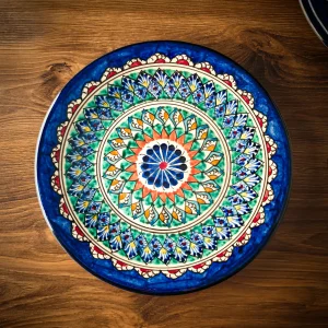 Usbeki praetaldrik ljagan mehrob 26 cm idamaise ornamendiga