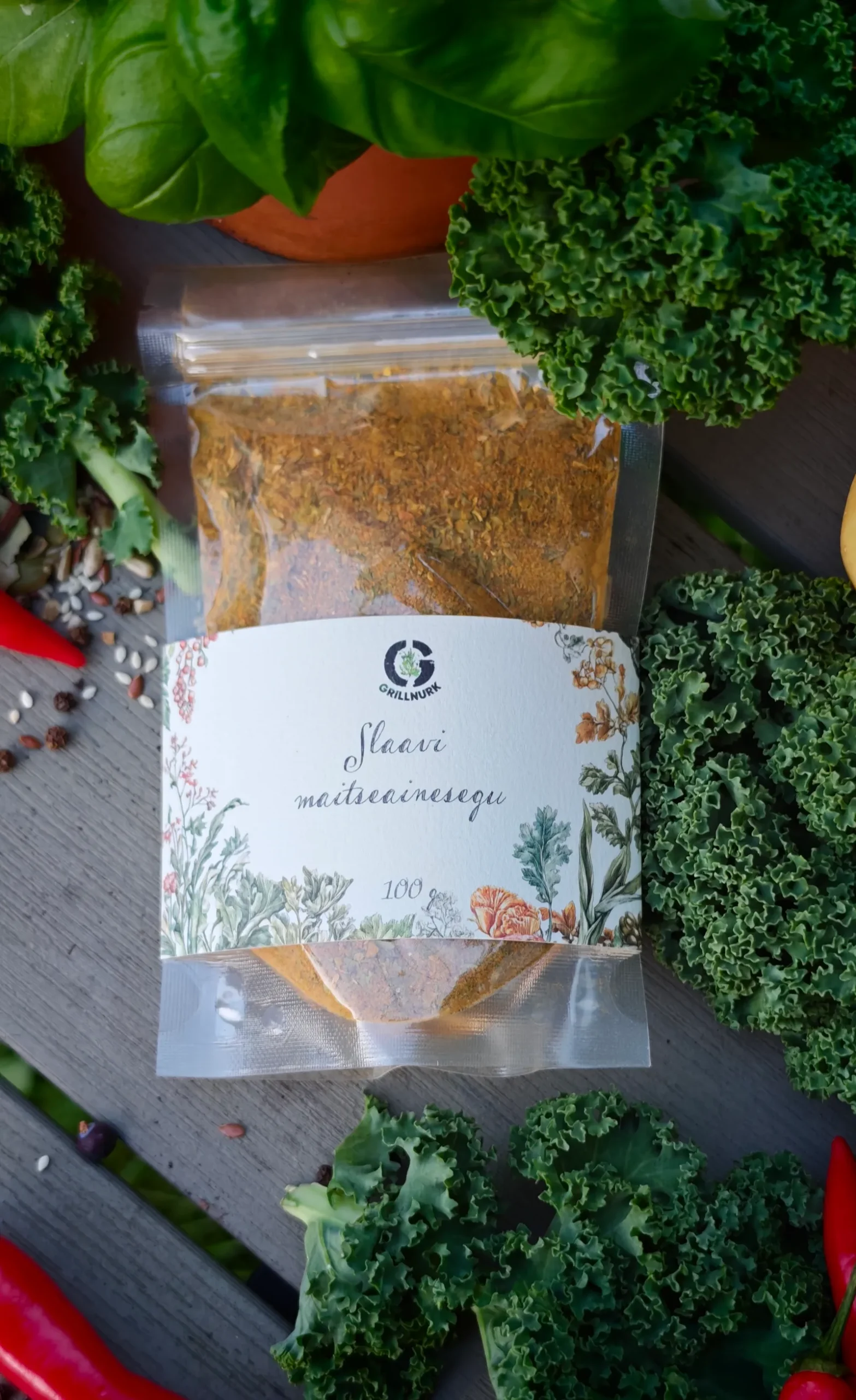 Slaavi maitseainesegu 100 g pakend